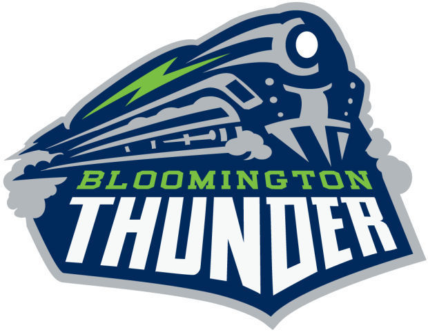 bloomington thunder 2014-pres primary logo iron on transfers for T-shirts